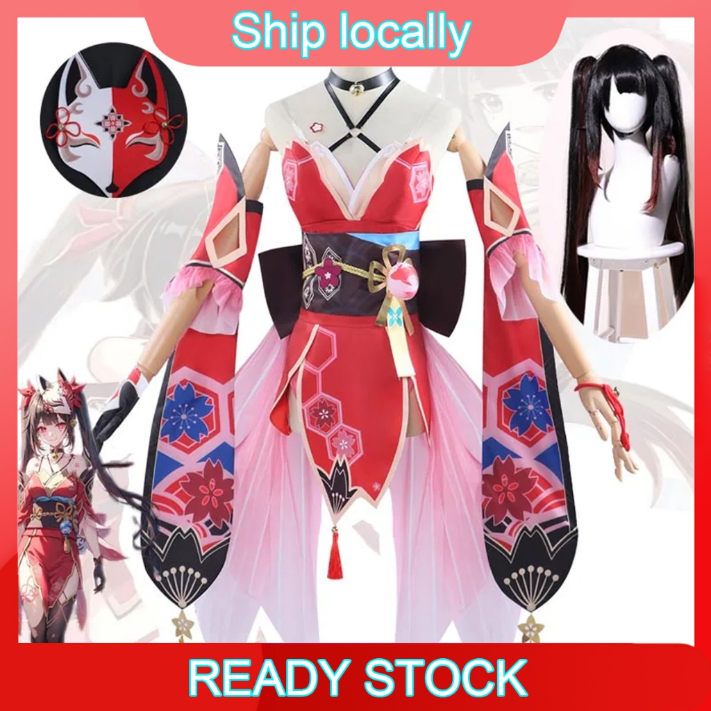 ชุดคอสเพลย์ Honkai Star Rail Sparkle แบบเต็มหน้ากากพร้อมวิก สำหรับผู้หญิง ชุดเล่นบทบาท แฮโลวีน คาร์นิวัล