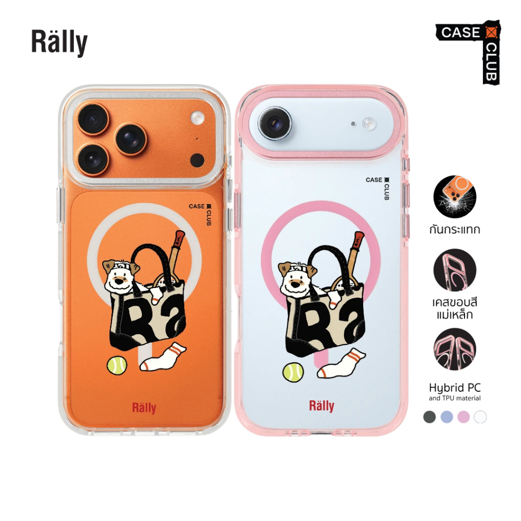 CaseClub เคสไอโฟน เคส ขอบสี เคสแม่เหล็ก ลาย Mr.Punky’s Tote สำหรับ i17 Pro Max/i17 Pro/i Air/i17