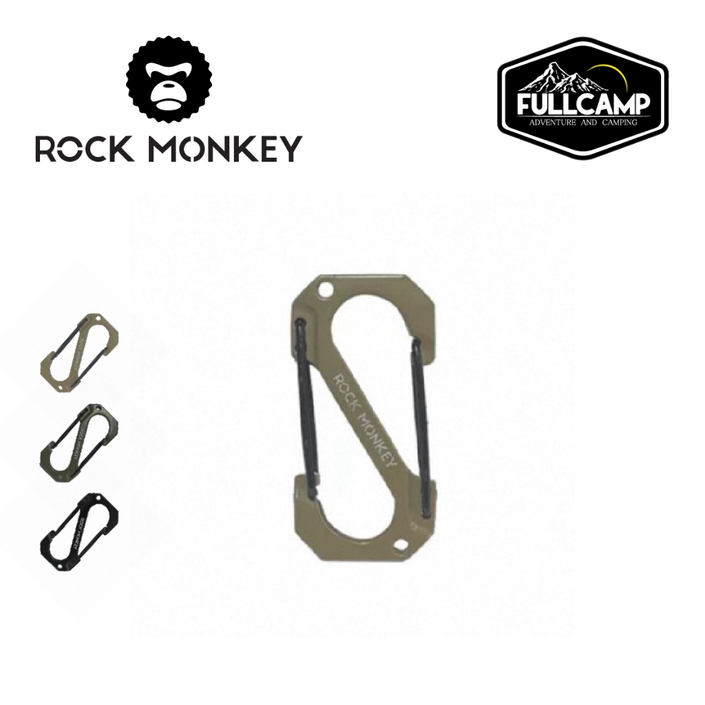 Rock Monkey S Shape Buckle คาราบิเนอร์รูปตัว S ขนาดเล็ก คาราไบเนอร์ธรรมดาขนาดเล็ก