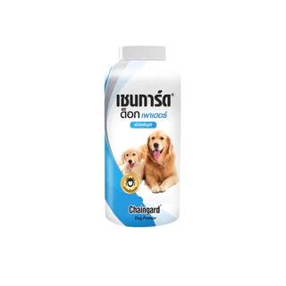 ( ยกลัง24ขวด ) แป้งโรยตัวสุนัข แป้งหมา Chaingard Dog Power เชนการ์ด ด็อก เพาเดอร์ ขนาด 100 กรัม