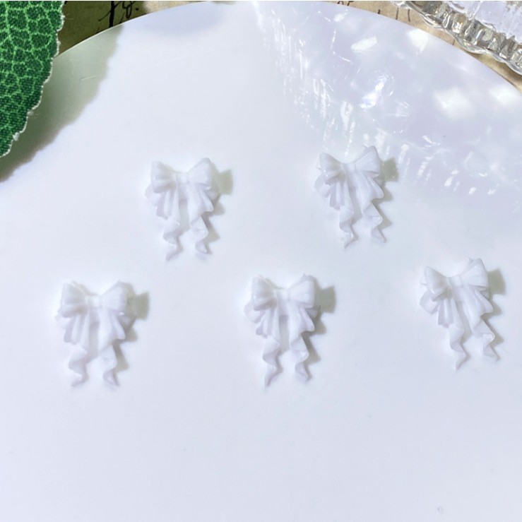 [ถุงละ 20 ชิ้น] 🎀✨โบว์สำหรับตกแต่งเล็บ โบว์เรซิ่น โบว์ติดเล็บ🎀🎀🎀💅 ตกแต่งเล็บให้สวยงามค่ะ 💅พร้อมส่งนะคะ [ร้านไทย] - รูปที่ 5
