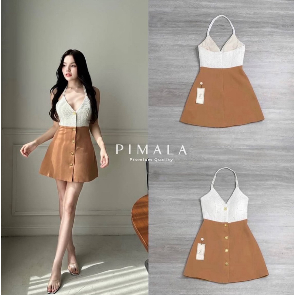 Pimala dress s สวยมาก