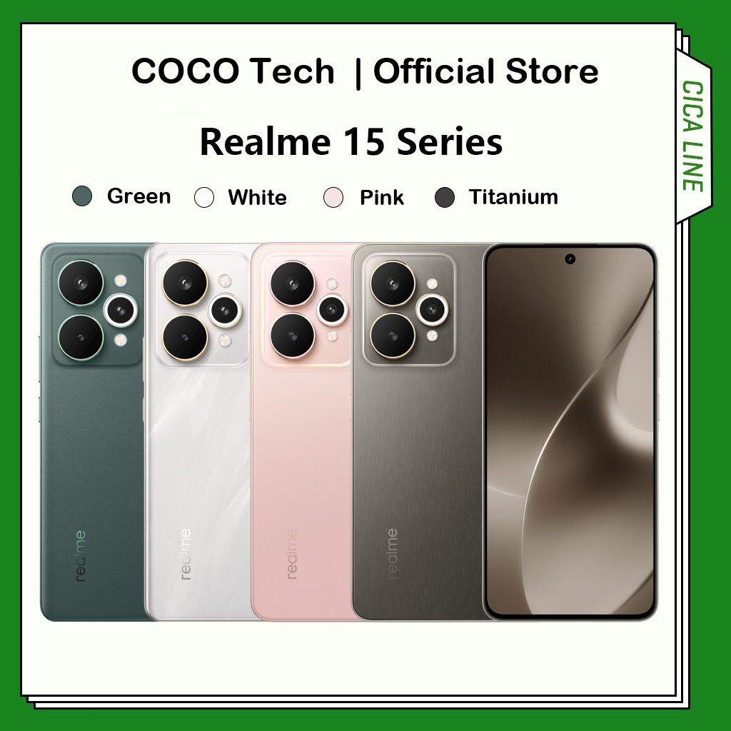 Realme 15 Pro Snapdragon 7 gen 4 Realme 15 Mediatek Dimensity 7300+ Realme 15T Dimensity 6400 Max