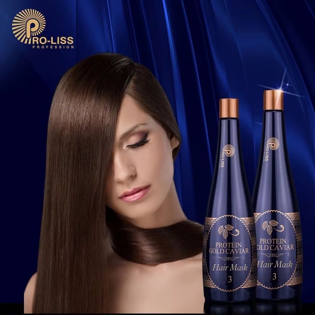 Proliss Protein Gold Caviar เคราตินสดไม่แสบตา 1000 มล
