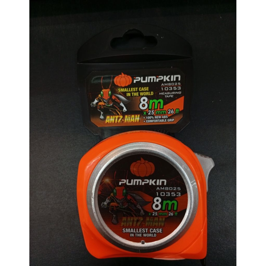 PUMPKIN ตลับเมตร 8 M. รุ่น ANTZ-MAN (AM8025/10353)**106374**