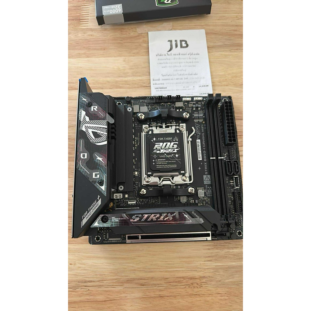 MAINBOARD (เมนบอร์ด) ASUS ROG STRIX B850-I GAMING WIFI (AMD SOCKET AM5 DDR5 MINI-ITX) มือ2 ปกไทย
