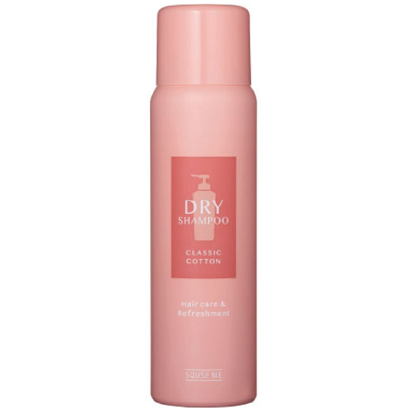 SQUSE ME DRY SHAMPOO CLASSIC COTTON (80G) สควิส มี ดราย แชมพู สเปรย์ แก้ผมมัน 4573294774965