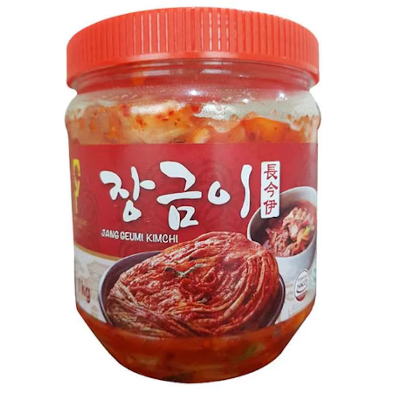 장금이 김치 1kg 대용량 /Janggeum Kimchi 1kg Authentic Korean Taste / กิมจิแท้ 1กก. ตรา Janggeum