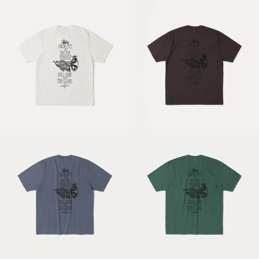 [PREORDER] Stussy Swim Out Tee Pigment Dyed / 4 Colors