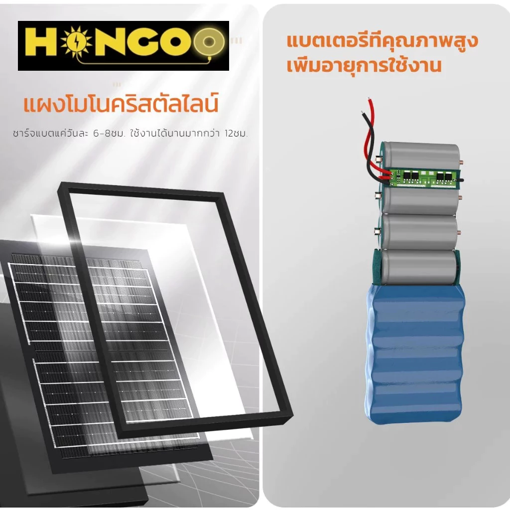 ไฟสปอร์ตไลท์ LED โซล่าเซลล์ 1000000W thumbnail 8