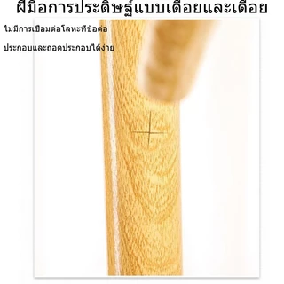 🚛จัดส่ง1-2วัน🚛 ราวแขวนเสื้อไม้เบิร์ชธรรมชาติสำหรับแขวนเสื้อผ้า หมวก และกระเป๋า เพื่อประหยัดพื้นที่