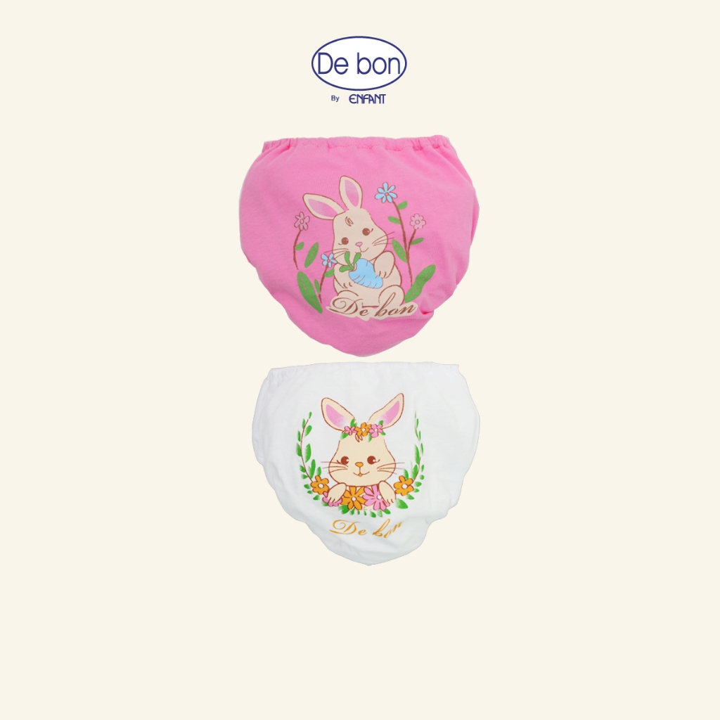 DE BON กางเกงในเด็กผู้หญิง แพ็ค 2 ตัว เริ่ม 2 ขวบ