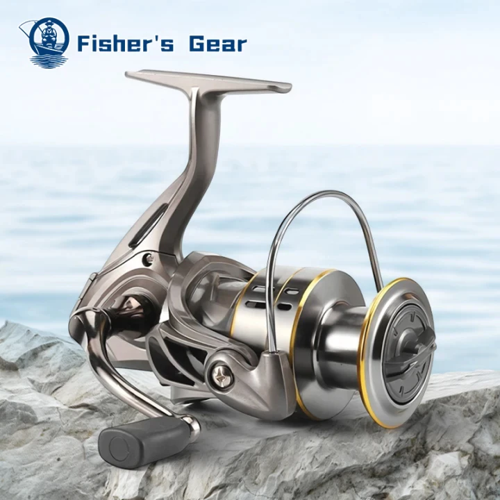 Fisher's รอกตกปลา รุ่น LC รอกสปินนิ่ง รอกจิ๊กกิ้งโลหะ รอกแคสติ้ง ราคาถูก แรงเบรก12BB ลากสูงสุด 30 กก. ตลับลูกปืนปลาคาร์ป
