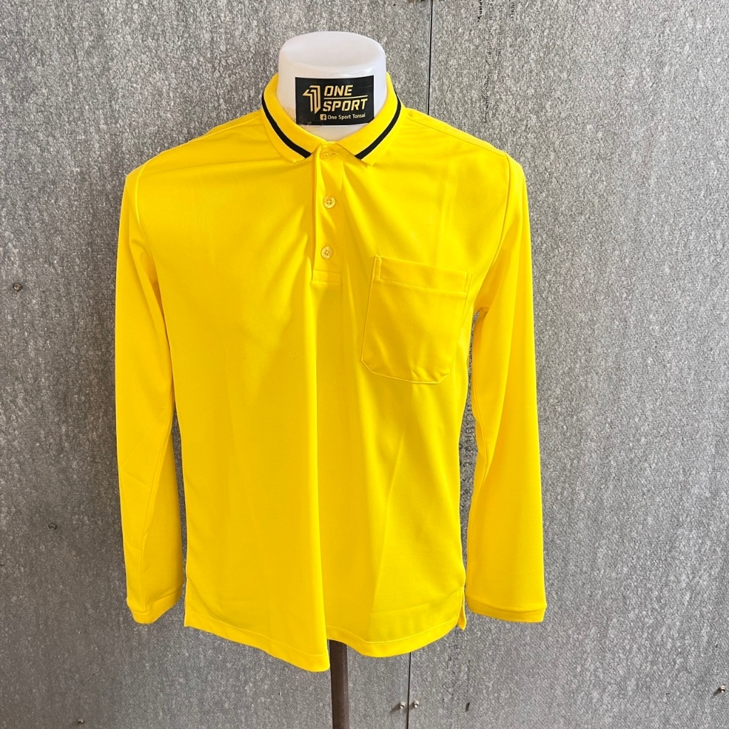 เสื้อโปโลกีฬา EGO SPORT สีเหลือง
