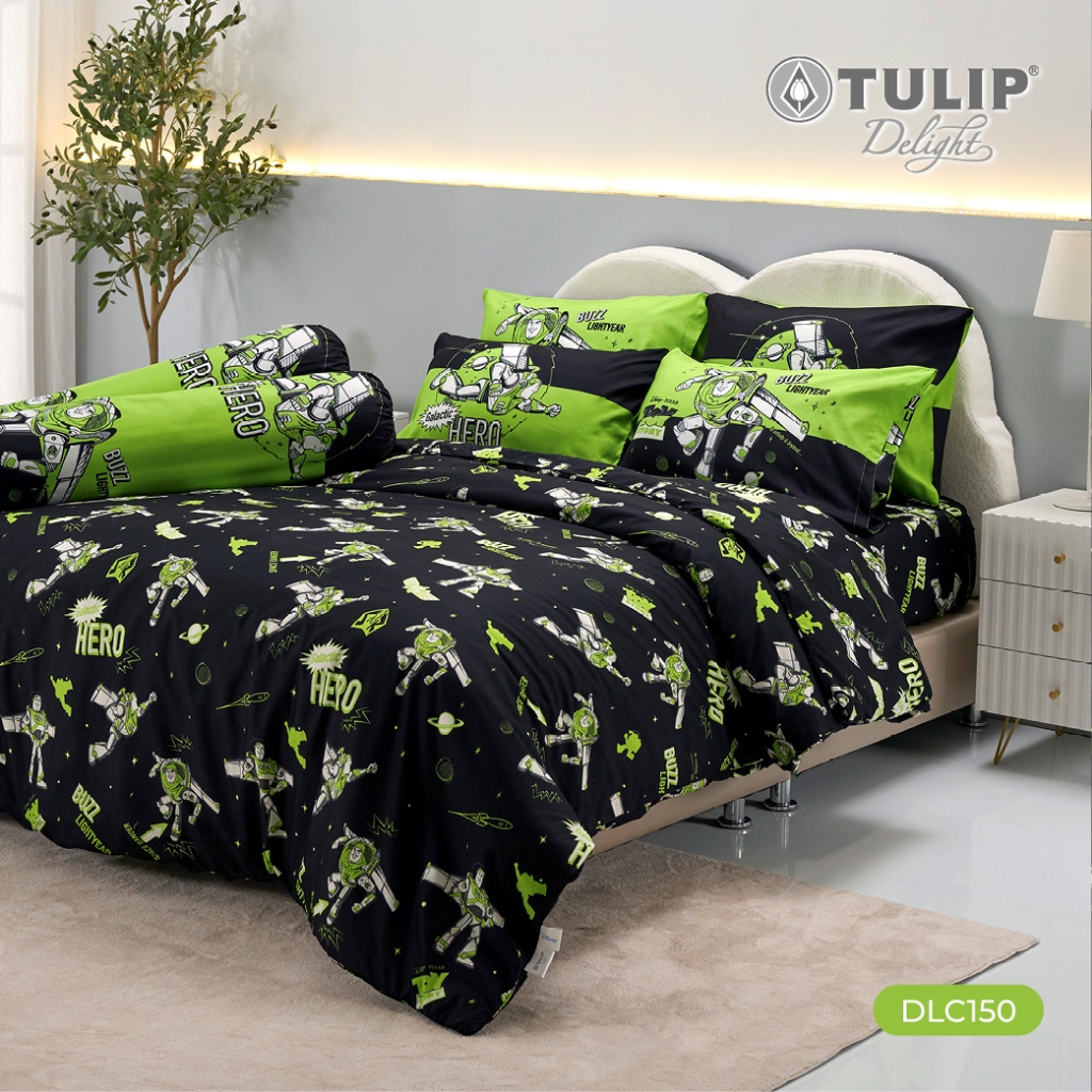 TULIP Delight ทอยสตอรี่ DLC150 ลิขสิทธิ์แท้ Toy story Disney ชุดผ้าปูที่นอน ผ้าห่ม ผ้านวม การ์ตูน