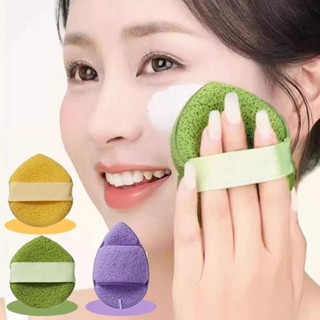 F207 ฟองน้ำล้างหน้า ฟองน้ำเช็ดหน้าแบบรังผึ้ง แผ่นหนา พัฟล้าง…