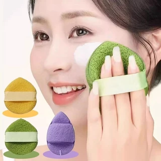 F207 ฟองน้ำล้างหน้า ฟองน้ำเช็ดหน้าแบบรังผึ้ง แผ่นหนา พัฟล้างหน้า สำหรับทําความสะอาดผิวหน้า อ่อนโยน และไม่ระคายเคือง