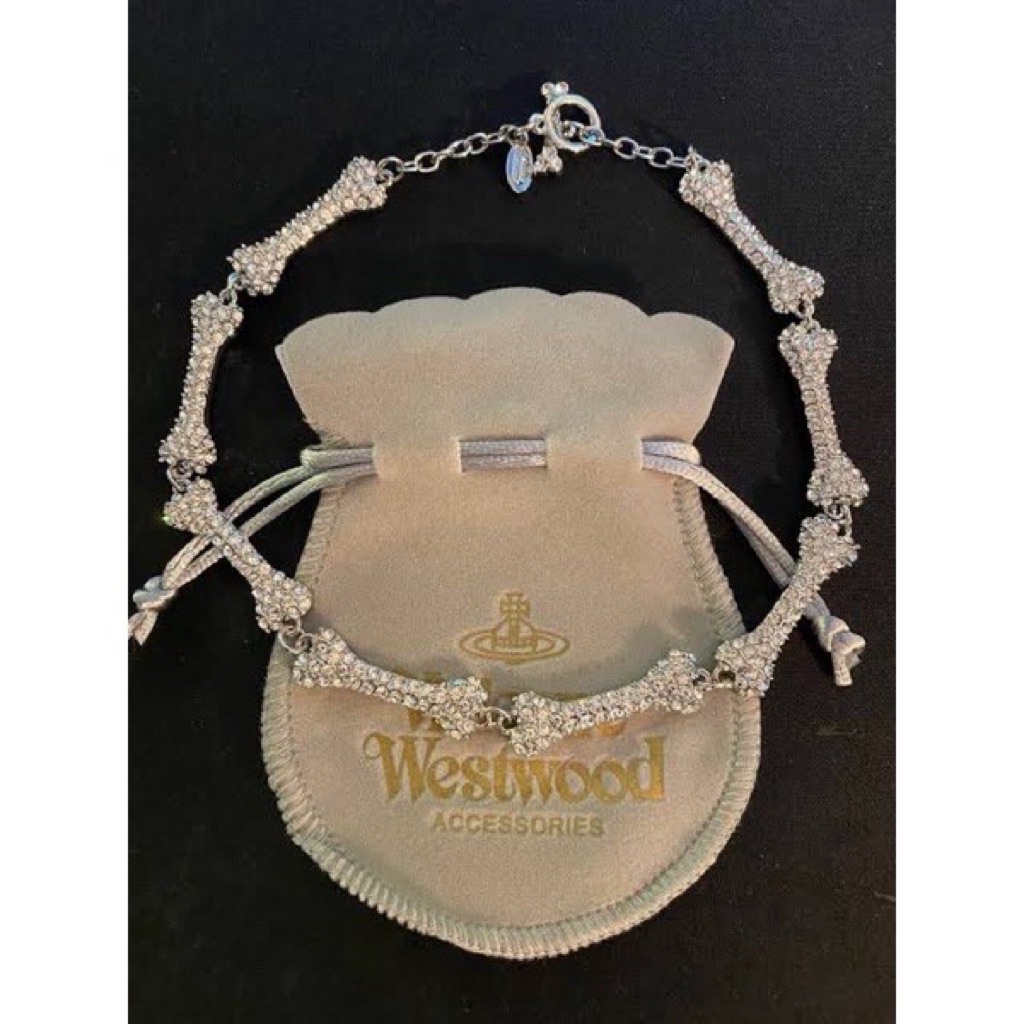 🔥Sale🔥สร้อยคอ Vienne Westw00d Bone Diamond Necklace พร้อมส่ง