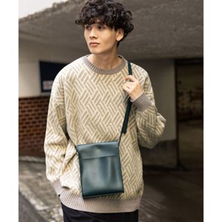 niko and ... Stitched Square Faux Leather Shoulder Bag