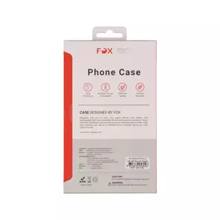 เคส FOX iPhone 13 Clear Matt Black with Magsafe by Banana IT