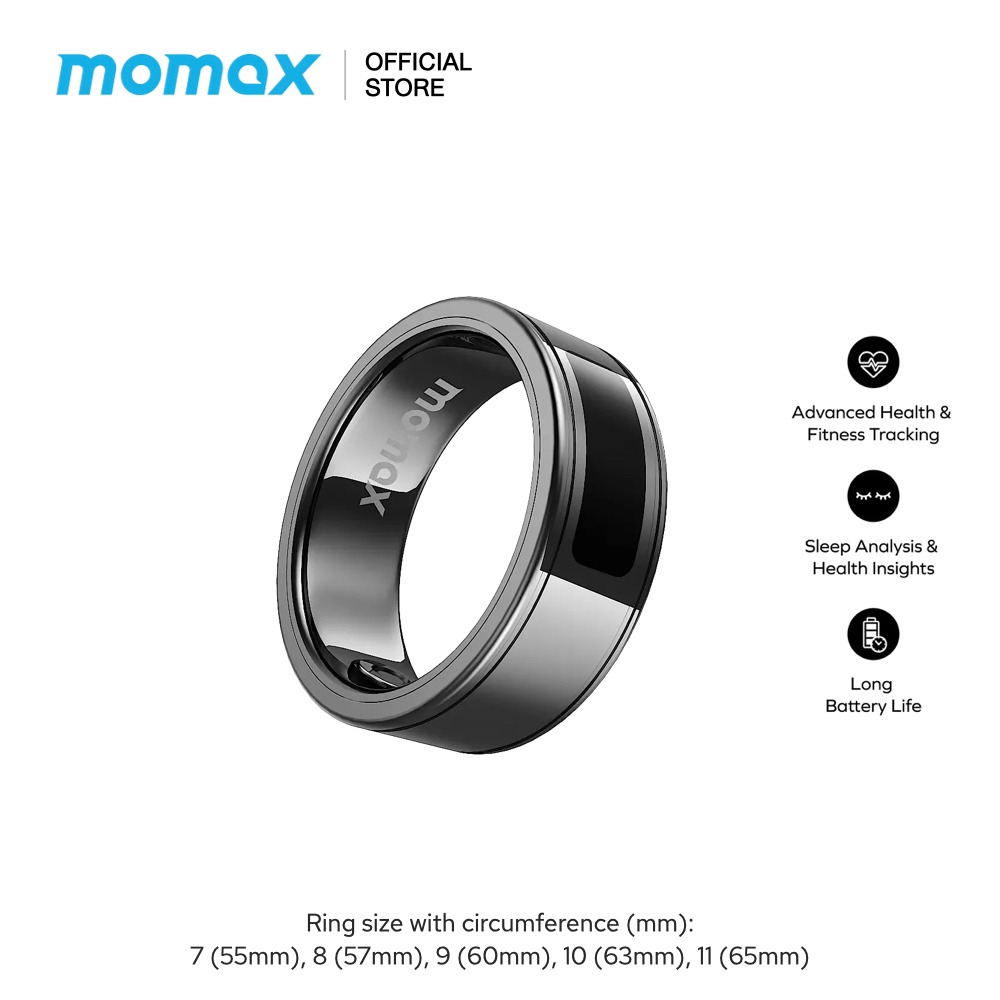 MOMAX แหวนอัจฉริยะ 1-Sense Smart Ring ติดตามสุขภาพ หัวใจ กีฬา และการนอน