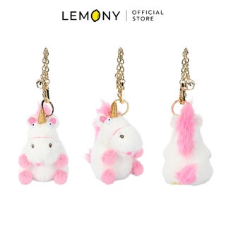 LEMONY พวงกุญแจตุ๊กตามินเนี่ยน ซีรีส์ Unicorn Costume Universal Minions Collection