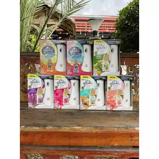Glade automatic spray เครื่องพ่นสเปรย์น้ำหอมอัตโนมัติ 3อิน1( รีฟิล+เครื่อง+ุถ่าน2ก้อน)