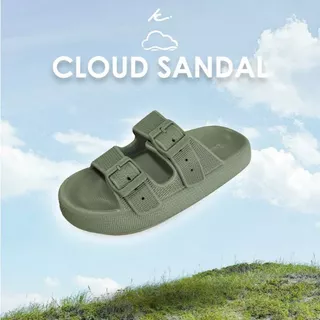 KIM&CO. ORIGINAL - COTTON CLOUD SANDAL(KS001M) รองเท้าแตะแฟชั่นผู้ชาย รองเท้าแตะเกาหลี มินิมอล พื้นนุ่มสบาย ไม่เมื่อย