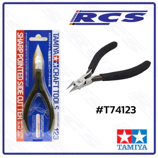 TAMIYA 74123 SHARP POINTED SIDE CUTTER for PLASTIC (SLIM JAW) ตัดชิ้นงานพลาสติก