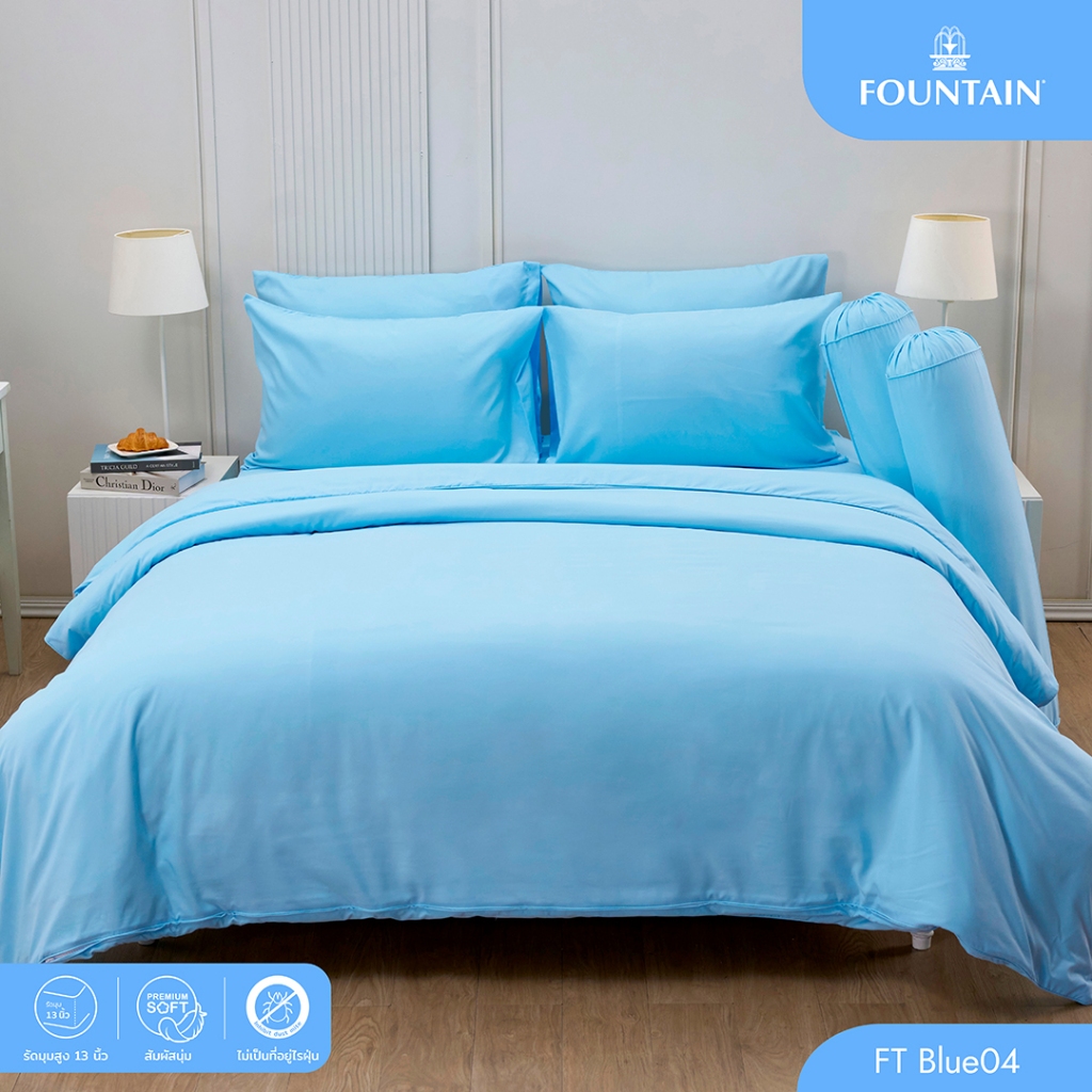 Fountain FT Blue04 รุ่น Color สีพื้น โทนสีฟ้าสดใส รูปที่ 2