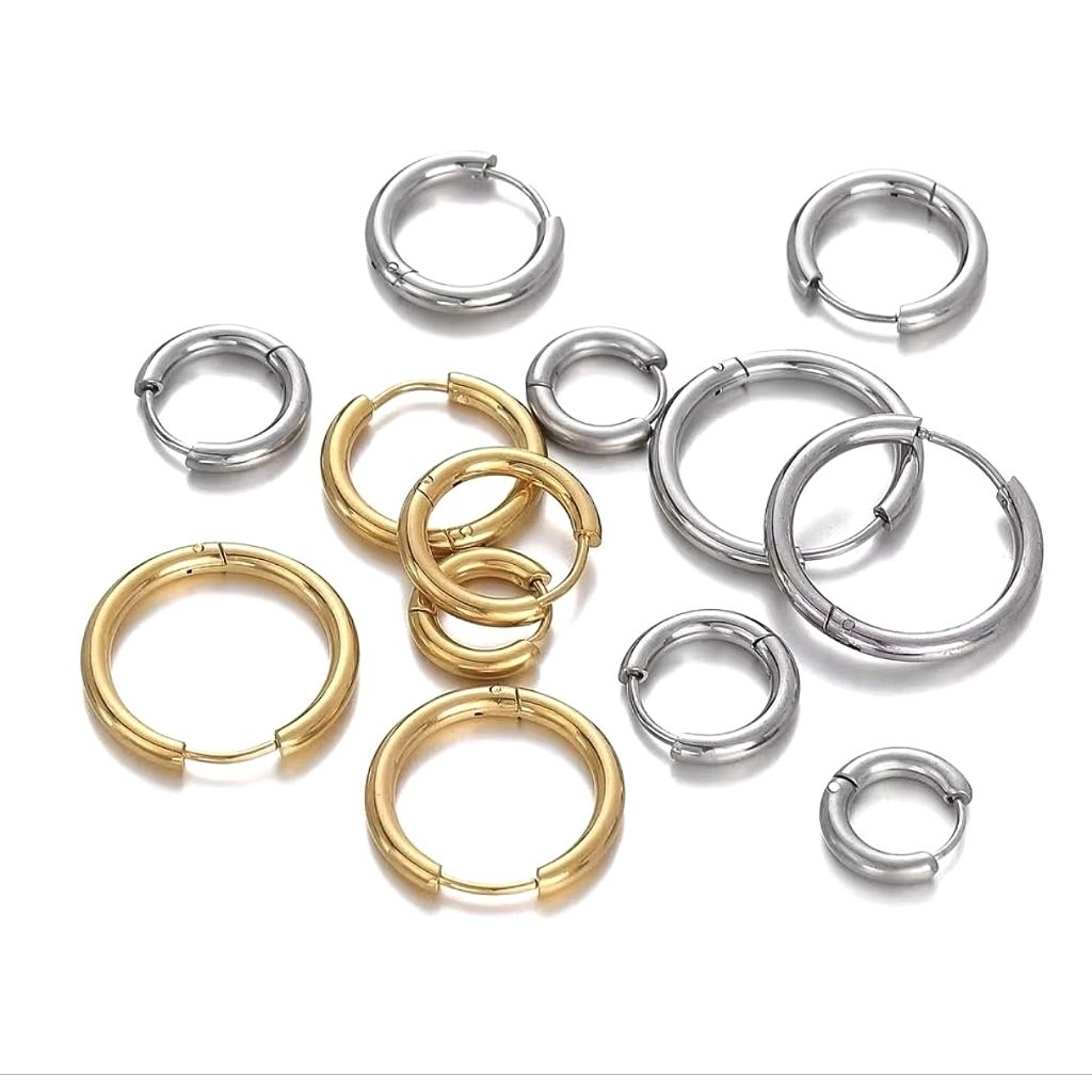 ต่างหู สแตนเลส สําหรับ ทําเครื่องประดับ(1- 8 คู่)(พร้อมส่งจากไทย) อะไหล่เครื่องประดับ DIY งาน handmadeต่างหู1 - รูปที่ 7