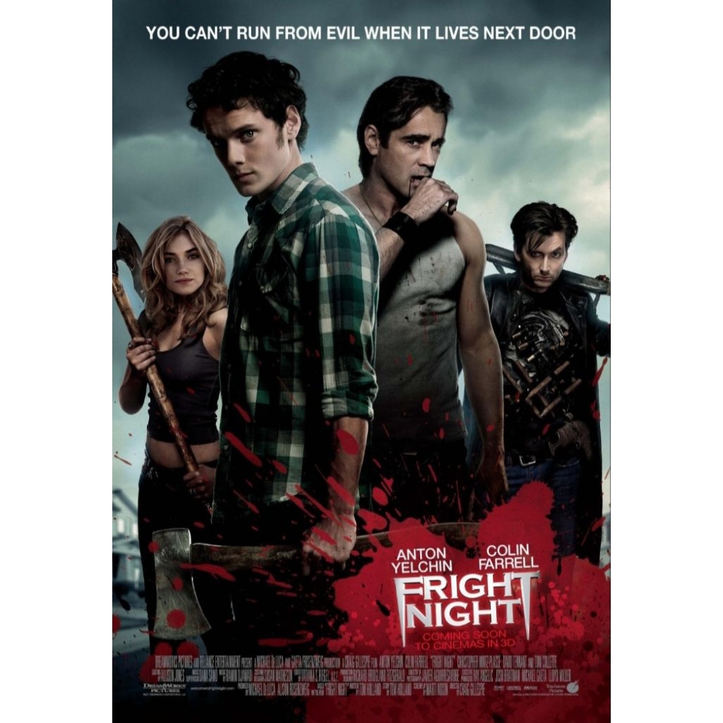 Blu-ray+DVD ปก+สกรีนแผ่น Fright Night (2011) คืนนี้ผีมาตามนัด