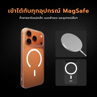ZTEC MagCase 1/2/3 เคสแม่เหล็ก เคสใส Case สำหรับรุ่น iPhone 13 - iPhone 17 Air Pro Promax