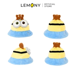LEMONY หมวกบักเก็ตตุ๊กตามินเนี่ยน ซีรีส์ Gentleman Universal Minions Collection