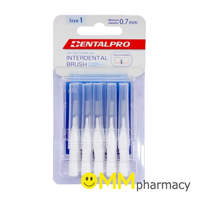 DENTALPRO เดนทัลโปร แปรงซอกฟัน 10 ชิ้น