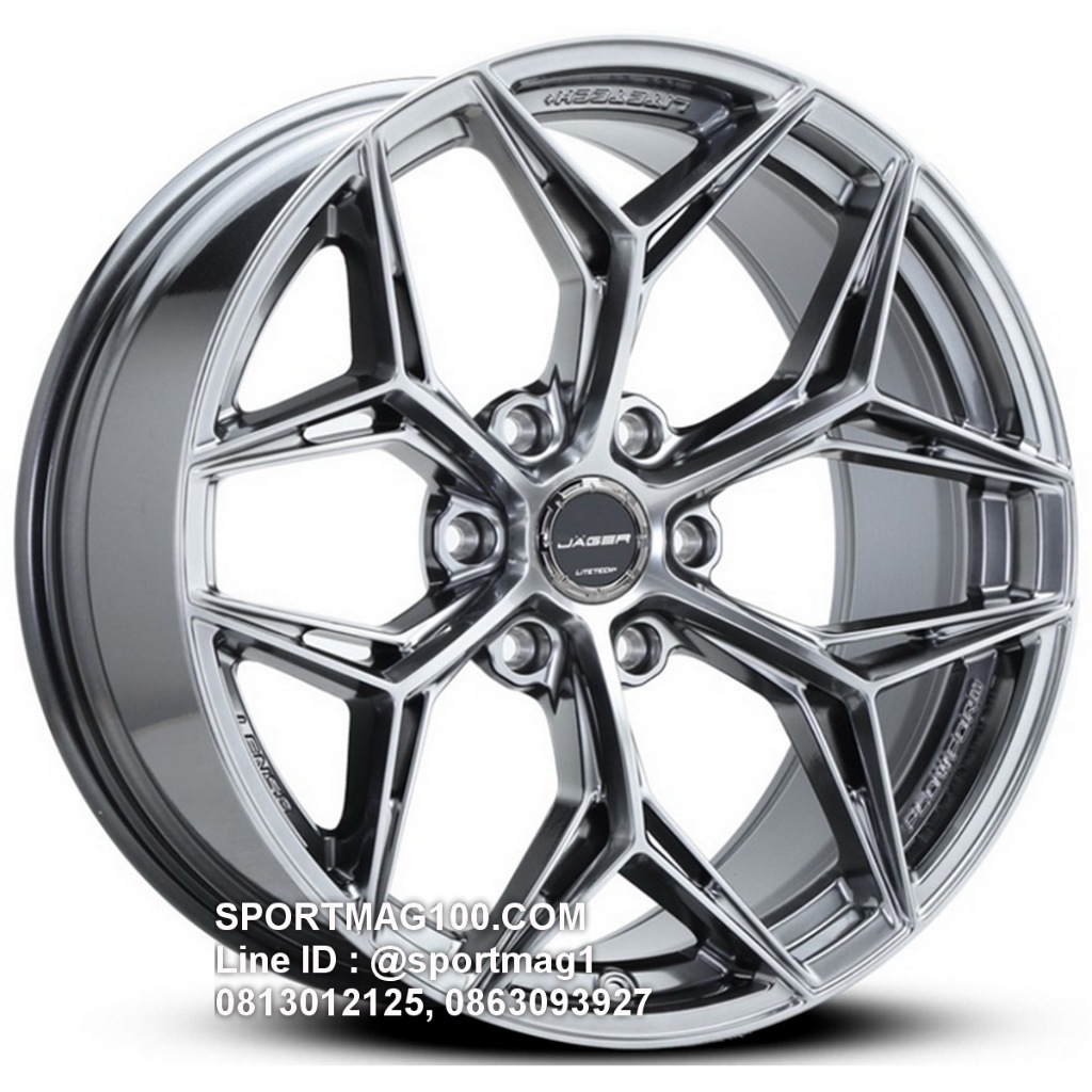 ล้อแม็กซ์ Lenso Jager BLAZE Litetech+ ขอบ18นิ้ว 6รู139 สีไฮเปอร์แบล็ค กว้าง9นิ้ว Offset15 [22431]