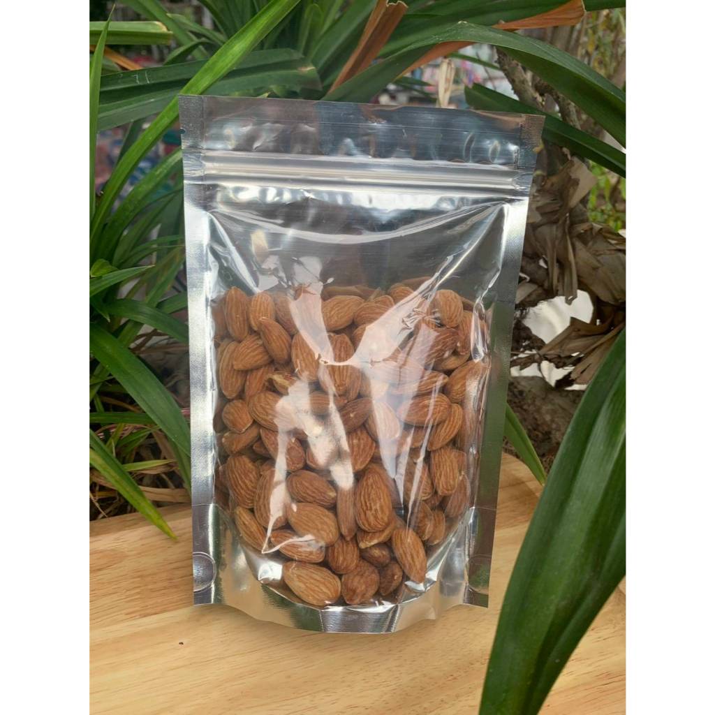 อัลมอนด์ Premium ถั่วอัลมอนด์อบเกลือ [250g / 500g] เม็ดใหญ่ อบใหม่ หอม กรอบ อร่อย พร้อมส่ง