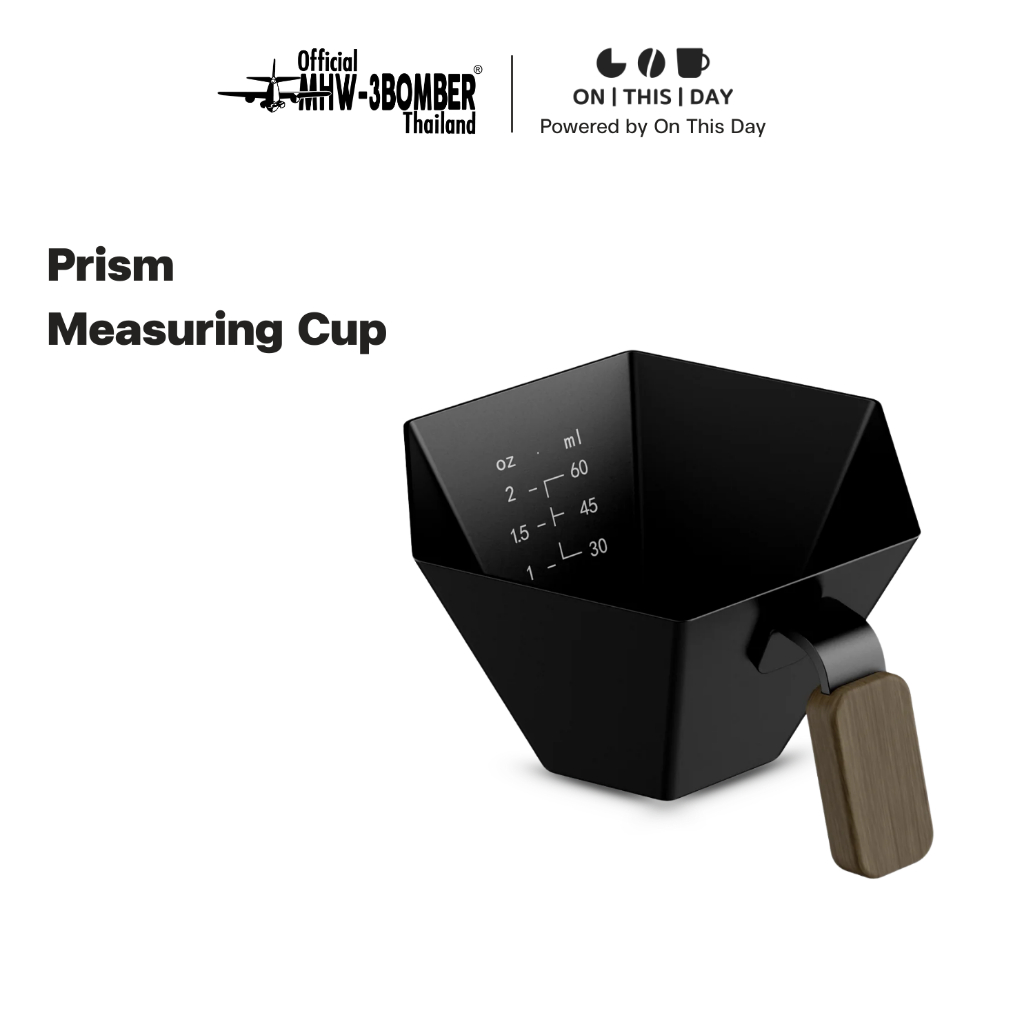 MHW-3BOMBER Prism Measuring Cup แก้วตวงกาแฟปริซึม ขนาด 100 ml