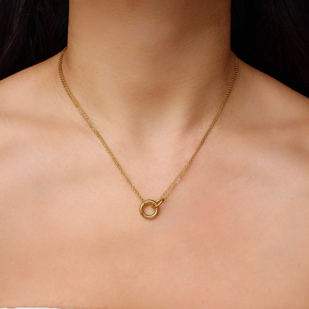 TIARA Viola Necklace (14k gold plated)