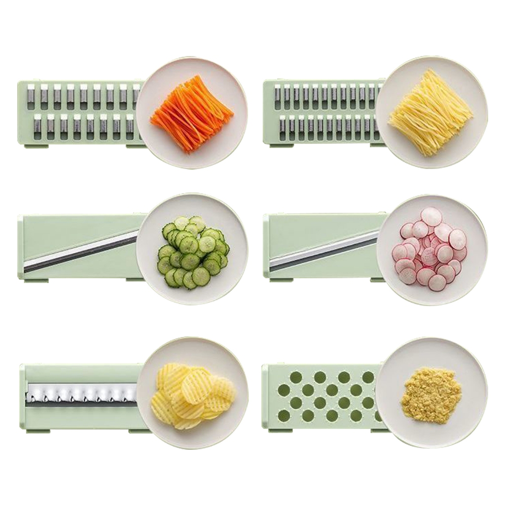 เครื่องสไลด์ผัก หั่นอาหาร ที่ขูดมะละกอ เครื่องหั่นผัก vegetable cutter เครื่องหั่นผลไม้มัลติฟังก์ชั่น - รูปที่ 6