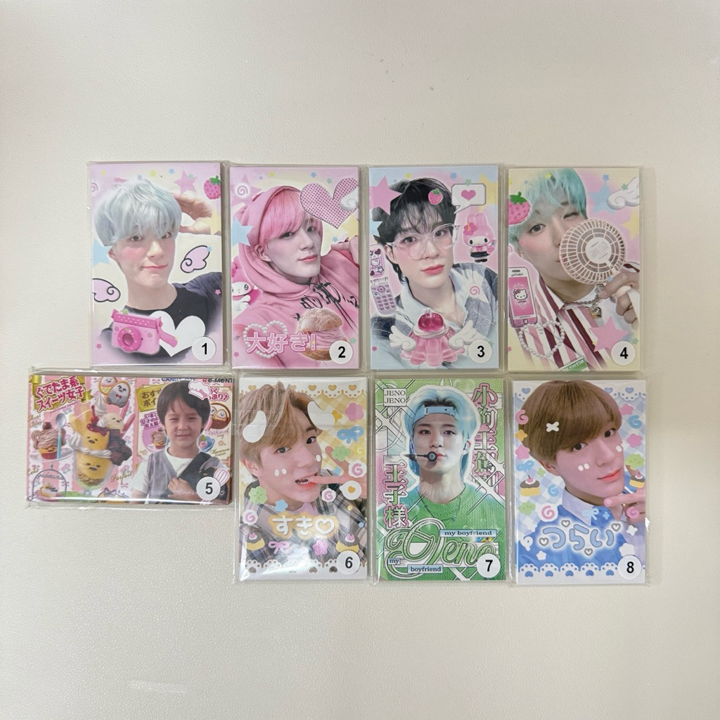 การ์ดแฟนเมด nct dream/wish ของแถมแบบพส.จีน 🍀🍥 (อ่านรายละเอียดก่อนสั่งซื้อ)