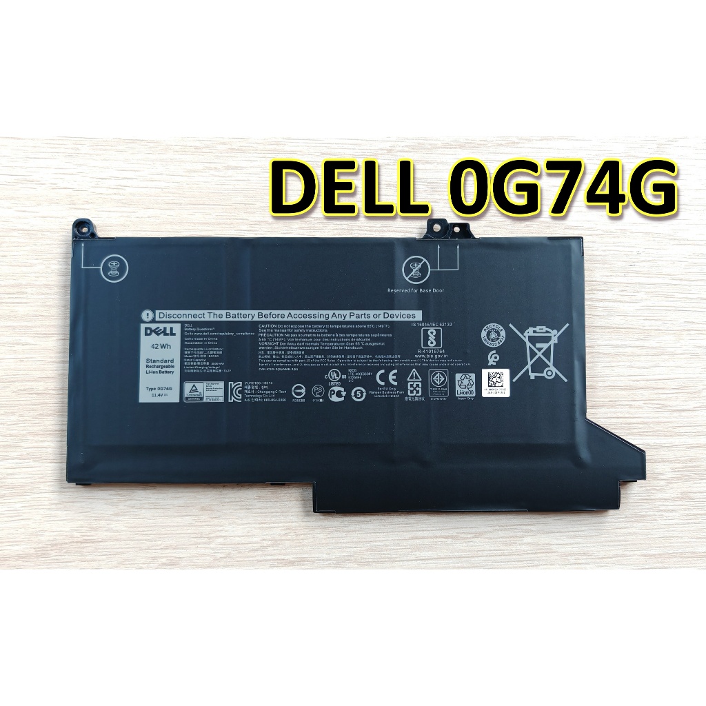 ✨ แบตเตอรี่โน๊ตบุ๊ค 0G74G For Dell Latitude 5300 5310 7300 7400 E5300 E5310 E7300 E7400 Series OG74G