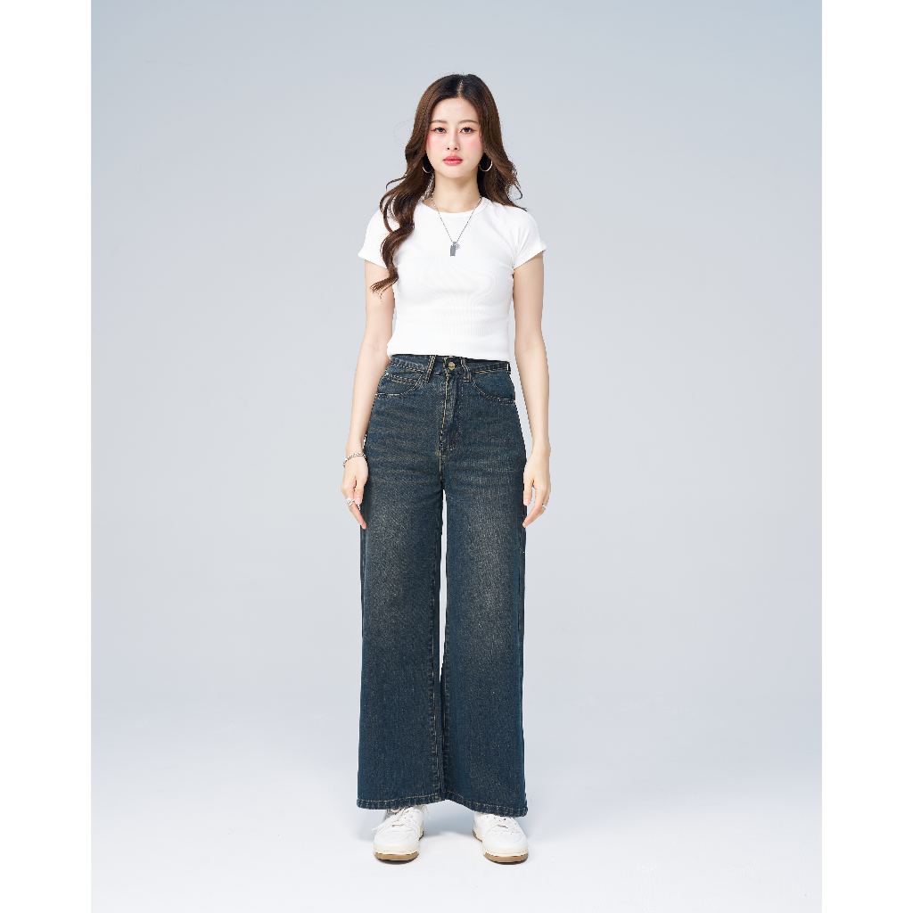 ***มีสินค้าใหม่***Niyom Jeans collection INDIGO : รุ่น  WS201 กางเกงยีนส์ ทรงกระบอกตรง