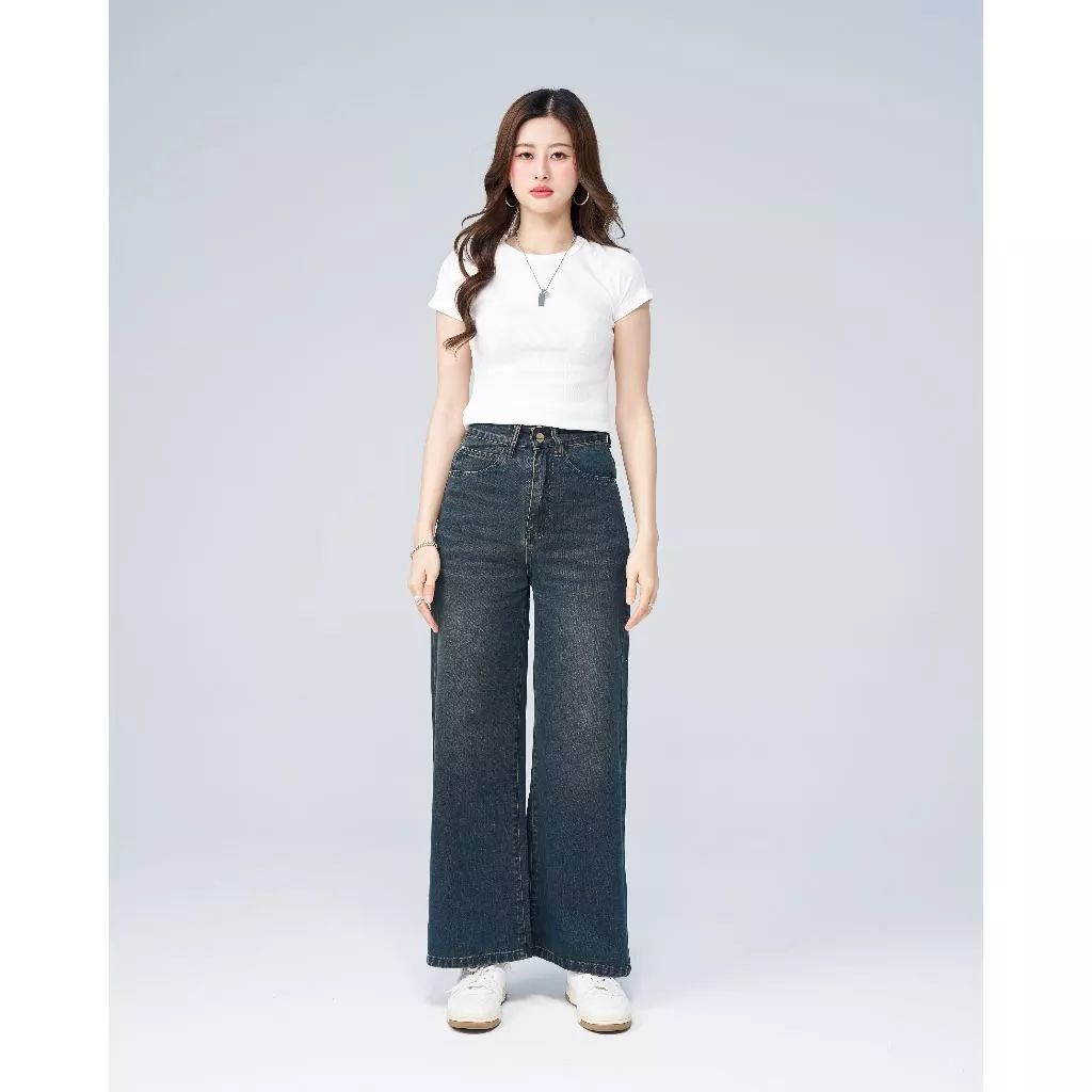 ***มีสินค้าใหม่***Niyom Jeans collection INDIGO : รุ่น WS201 กางเกงยีนส์ ทรงกระบอกตรง