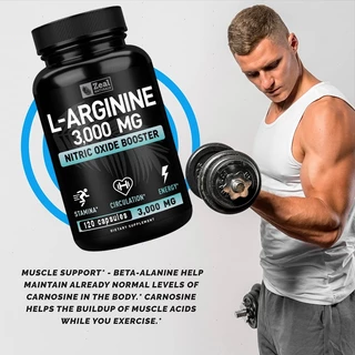 แคปซูล Coolkin ประกอบด้วย L-arginine เพื่อประสิทธิภาพ ความทนทาน และพลังงานของผู้ชายในการเล่นกีฬาและการสร้างกล้ามเนื้อ