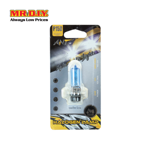 ANT หลอดไฟฮาโลเจน 12V 35/35W สำหรับรถจักรยานยนต์