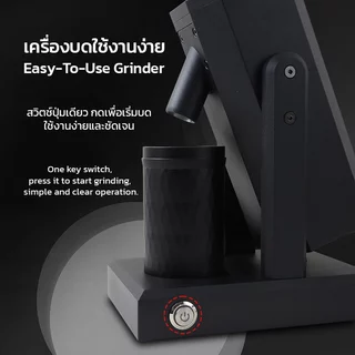 New Apresso A1 Pro Gen 4 เครื่องบดเมล็ดกาแฟ เครื่องบดกาแฟ single dose เฟืองบดคอปเปอร์ทรงกรวย ขนาด 40 mm 1614-260
