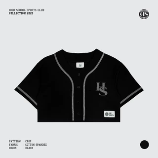 Highschool Sports Collection 2025 crop basic baseball เสื้อเบสบอลเบสิกครอป- OTG24569