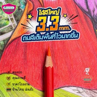 Master Art (มาสเตอร์อาร์ต) ดินสอสี สีไม้ 12 24 36 48 60 72 สี มี แบบแท่งยาว 1 หัว และ 2 หัว ( 1 กล่อง )