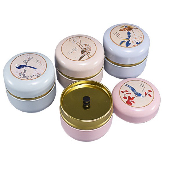 กระป๋องทรงกลมไซส์ใหญ่ สำหรับใส่ยอดใบชา มีฝา 2 ชั้น เก็บรักษาและใช้งานง่าย - รูปที่ 5